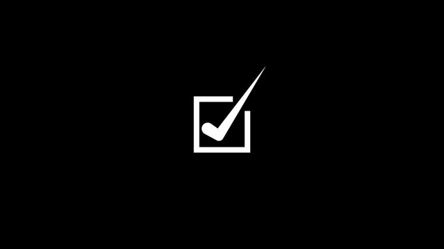 Check box sequence showing unchecked checked and double checked states