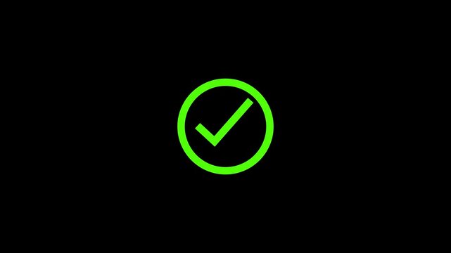 Checkmark Icons Progressing From Empty Circle To Completed Checkmark White Background