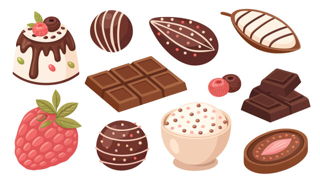 Assorted chocolate treats