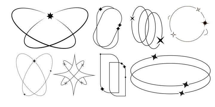 Abstract Orbit Ring and Atomic Line Vector Collection