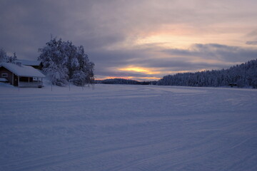Obraz premium northern sunset