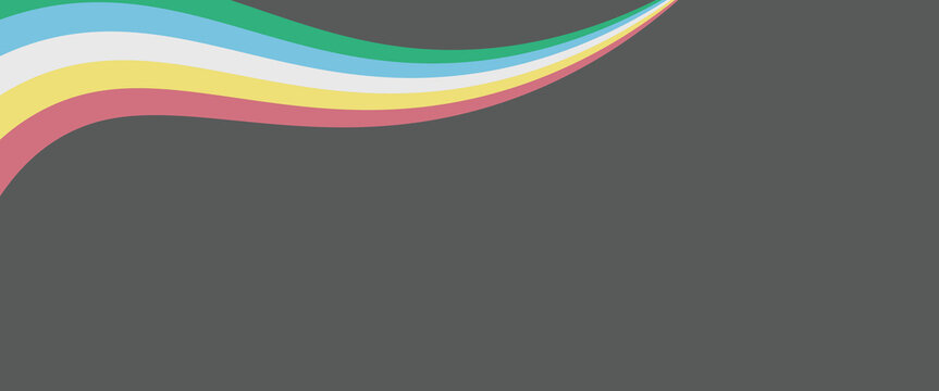Disability pride flag. Color stripes representing a form of impairment