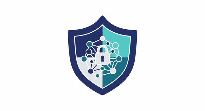 Shield with lock and network
