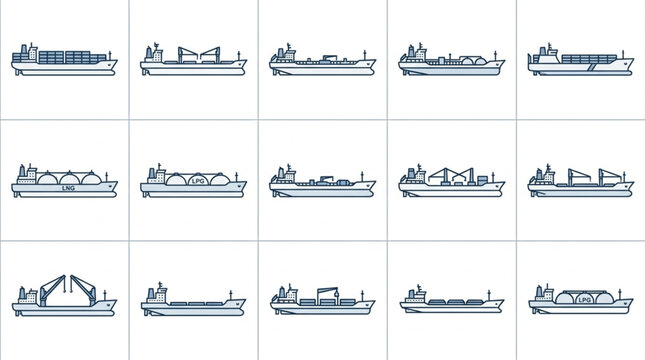 Collection of Various Ship and Vessel Profiles