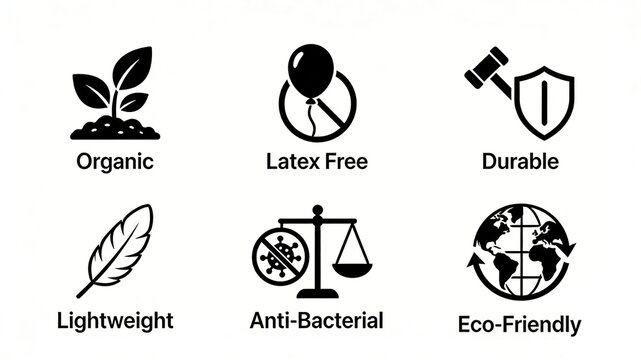 Organic latex free, durable, lightweight, antibacterial and environmentally friendly, suitable for mother and baby products as well as home furnishings.
