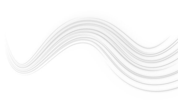 Light metallic gray velocity line with smooth radiant motion and minimal style. png