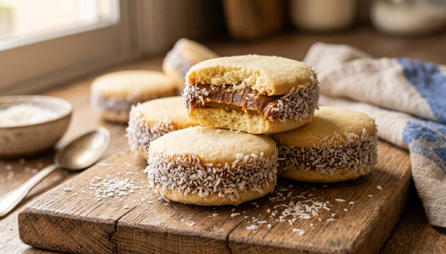 Traditional Argentinian alfajores