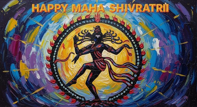 Maha Shivratri Lord Shiva Cosmic Dance Celebration.