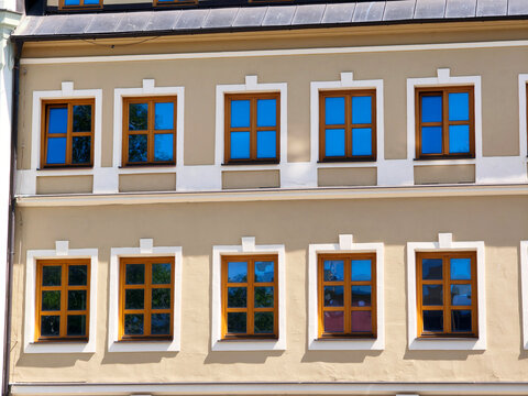 Windows on the building.