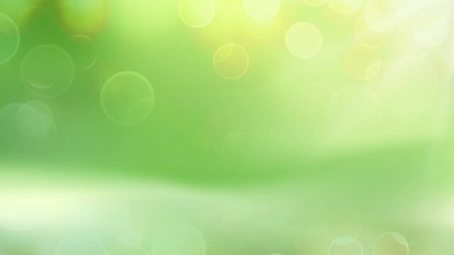 Particle spot beautiful green stage background