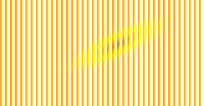 Soft diagonal light streak over vertical golden striped texture with abstract background vertical