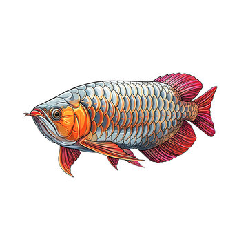 Arwana Indonesia Fish 