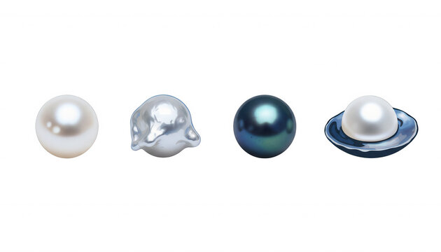 Collection of Various Natural Pearls and Oyster Shell