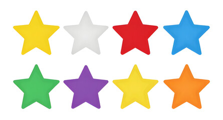 Obraz premium cartoon star, star icon, cute star, cartoon star icon, colorful star, shining star, sparkle icon, star illustration, magic star, happy star, kawaii star, celestial icon, decorative star, bright star, 