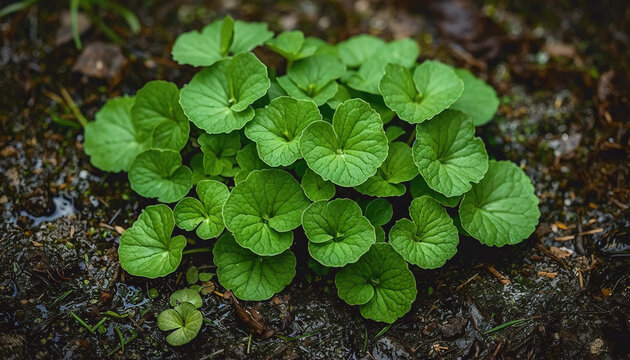 Pennywort (Centella Asiatica) is a wet ground cover. And can also be juiced. Centella asiatica can help the wound heal faster and also reduce the inflammation of the wound.