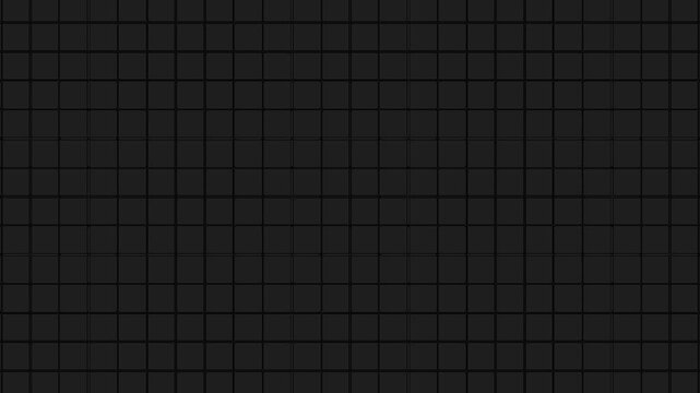 Black grid background abstract pattern layout design animation. Digital grid symbol for statistical business chart. Digital grid animation for corporate monitor.