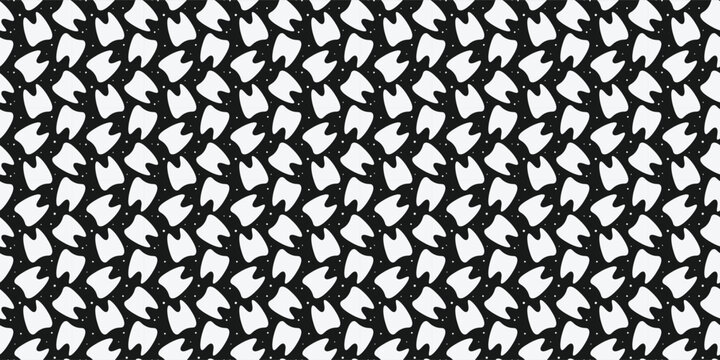 Dental tooth seamless pattern for modern dentistry wallpaper and professional textile