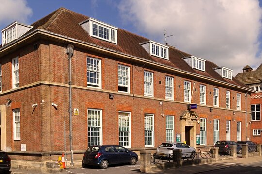 The Neo Georgian architecture styled Police Station, High Wycomb
