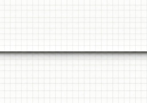 Seamless grid paper texture with a horizontal shadow line