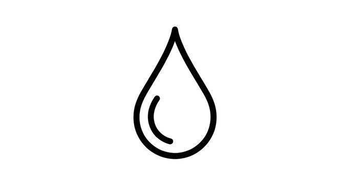 waterdropleticon, waterdropoutline, dropleticon, waterdrop, droplet, water, outline, lineicon, liquid, hydration, moisture, raindrop, symbol, vector, icon, illustration, isolated