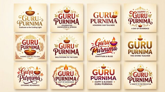 Guru Purnima festival of India teachers gurus give blesses to his shishya Social media post