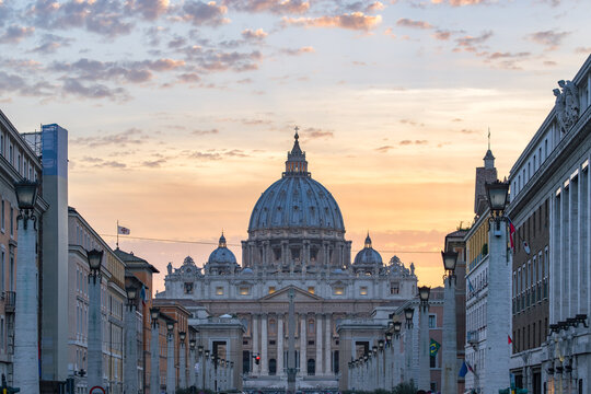 St. Peter's Basilica in Rome, Italy