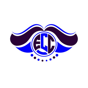ECC letter logo creative design. ECC unique design