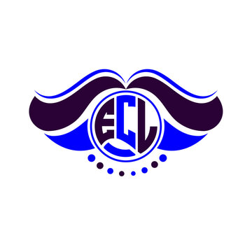 ECL letter logo creative design. ECL unique design