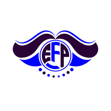 EFP letter logo creative design. EFP unique design