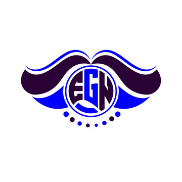 EGN letter logo creative design. EGN unique design