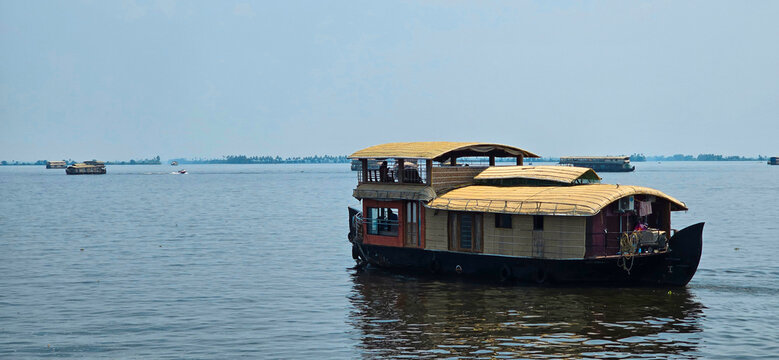 House boat in Kerala backwaters