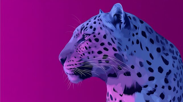 3d rendering of a spotted blue and white fish with flowing fins