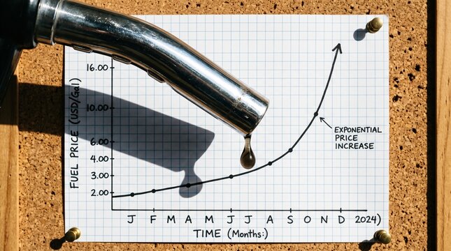 Chrome fuel nozzle dripping fuel with exponential cost graph