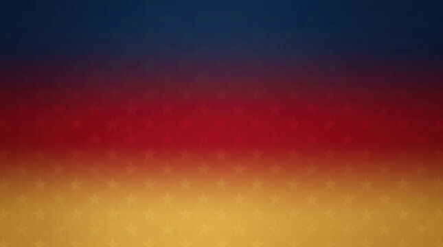 Gradient background, with faded star, pattern in red, white, and blue, patriotic generated using ai