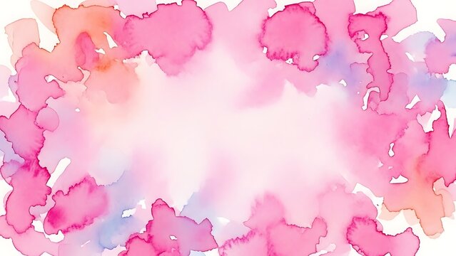 Abstract world map with pink and beige color gradient
