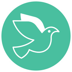 Naklejka premium Freedom Vector Icon which can easily modify or edit
