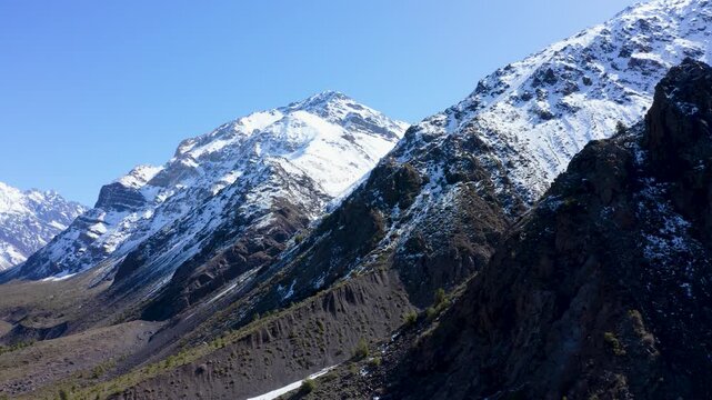 chile off road suv driving cajon del maipo mountain highway