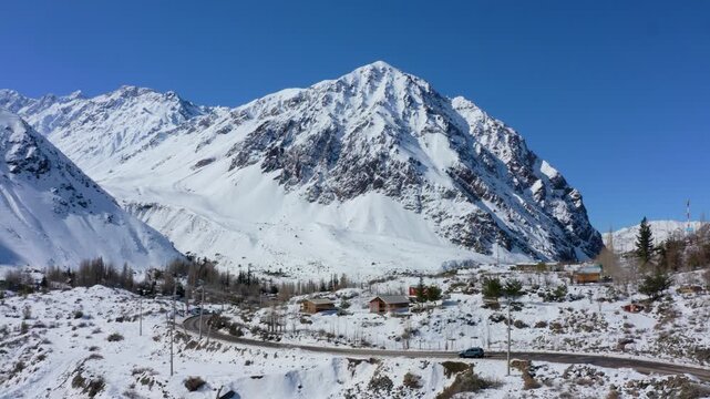 chile off road suv driving cajon del maipo mountain highway