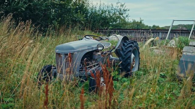 Vintage Ferguson Tractor On The Farm
