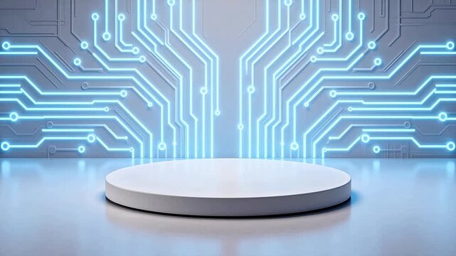 Circuit board design with round platform