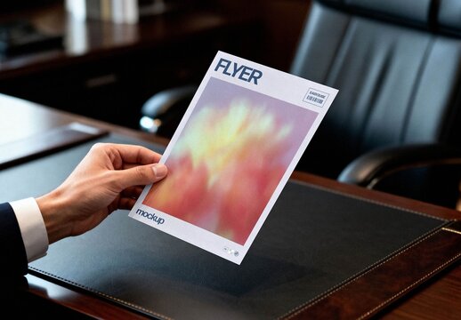 Flyer Mockup For Print Marketing And Promotional Brochure Design