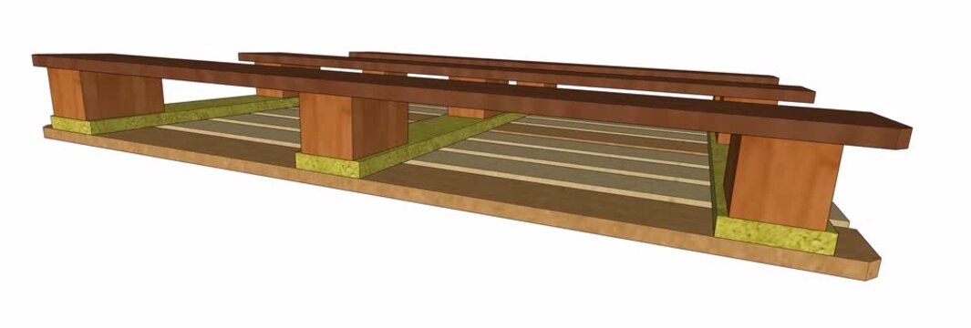 Epal CP1 Industrial Wooden Pallet 3D animation loop with top view. Detailed 1200 x 1000 mm pallet structural design video in 360 degree.