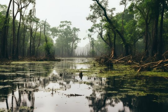 Swamp in tagalog landscape nature outdoors.