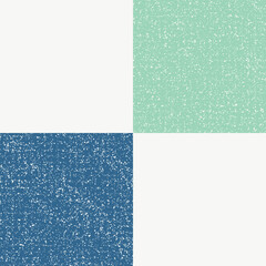 Fototapeta premium Nautical blue and mint checkerboard pattern. Coastal geometric textured gingham tile design. Part of the Oceanic Geometry Collection. Vector illustration