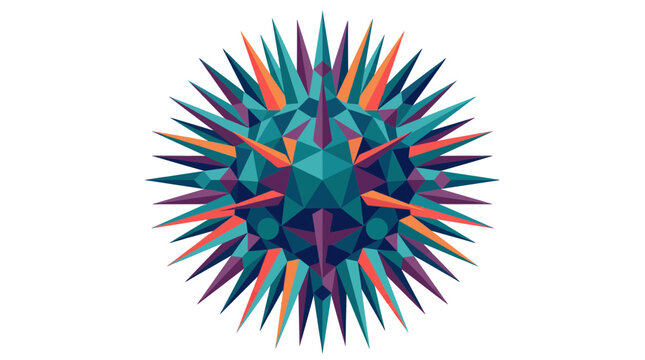 Abstract Geometric Starburst