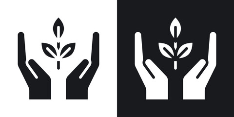 Fototapeta premium Environment protection icon