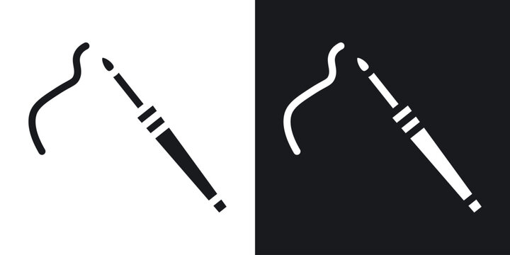 Eyeliner brush icon