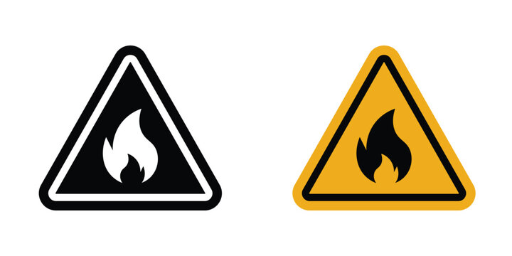 Fire warning sign