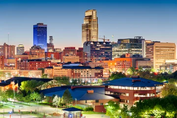 Omaha, Nebraska, USA Downtown City Skyline © SeanPavonePhoto