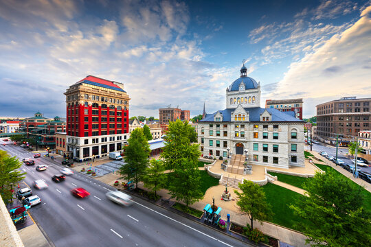 Lexington, Kentucky, USA Downtown Cityscape